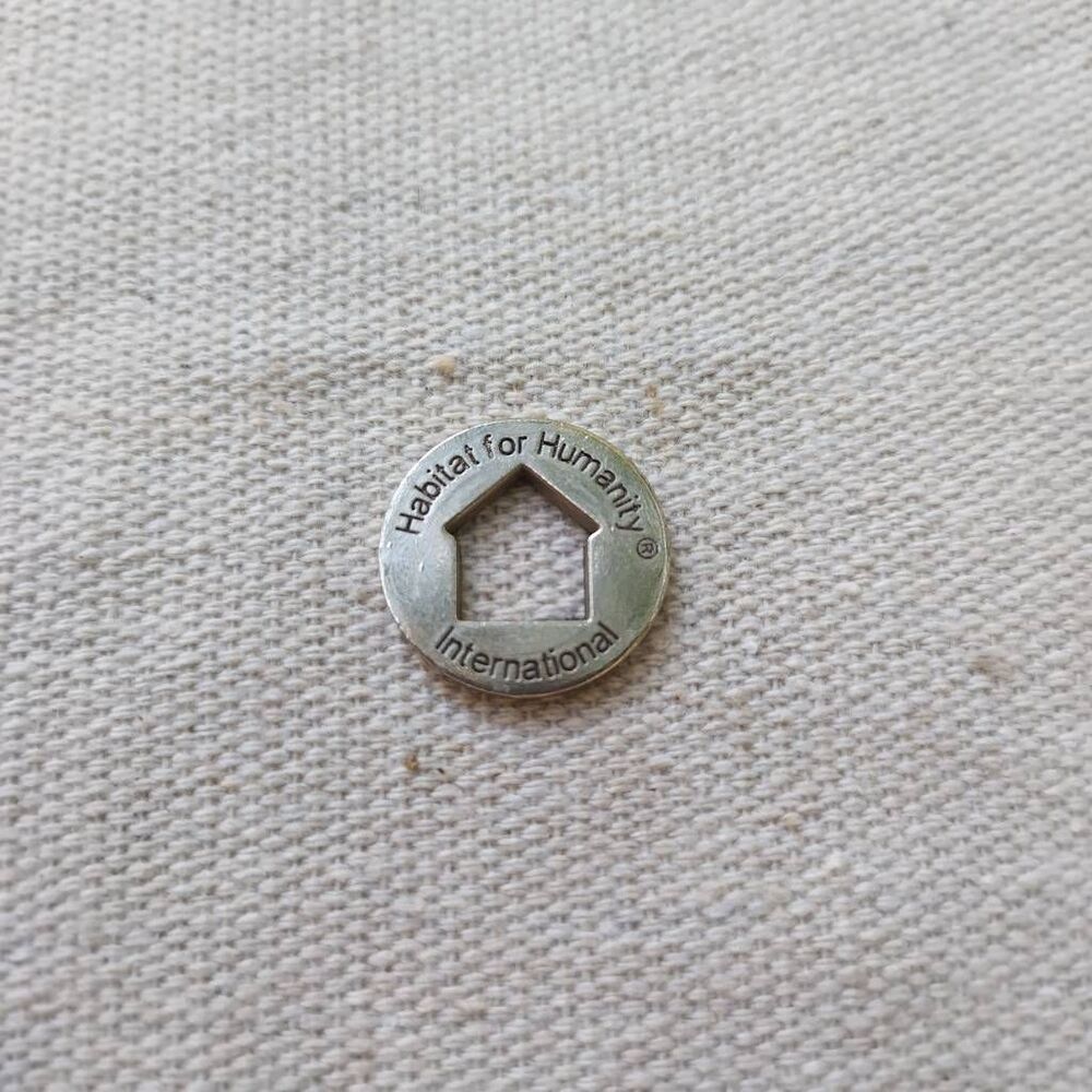 Habitat for Humanity International Bless This House gray coin 358